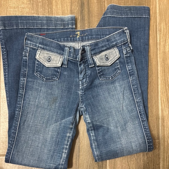 7FAM girls flare leg jeans! - Picture 5 of 5